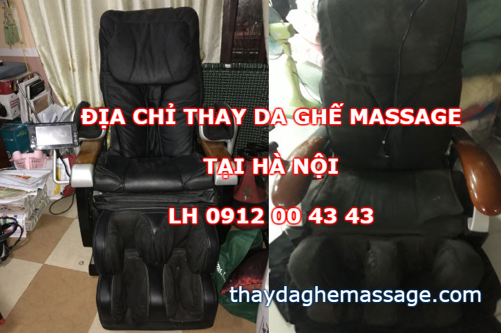 Địa chỉ thay da ghế massage tại Hà Nội