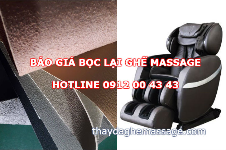 Giá bọc lại da ghế massage 