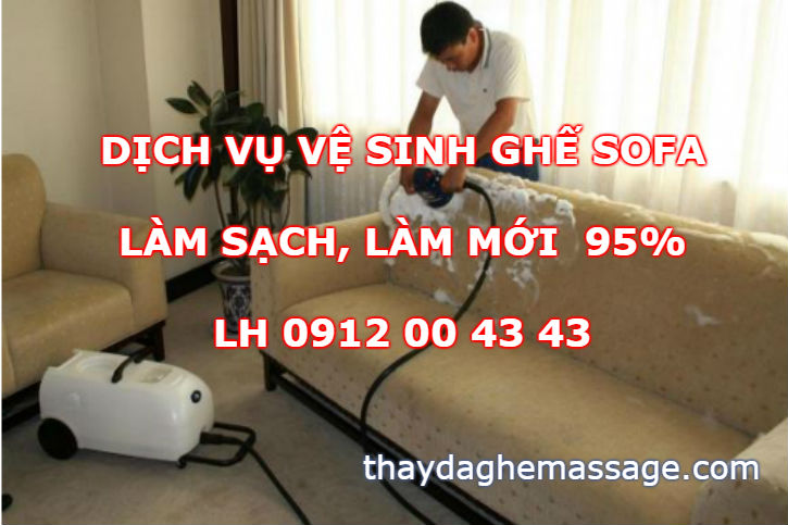 Dịch vụ làm sạch ghế sofa da