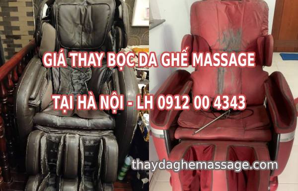 Giá bọc da ghế massage tại Hà Nội