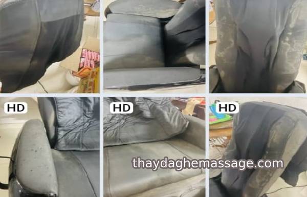 Nên thay da ghế massage chỗ bong tróc da hay thay cả bộ 