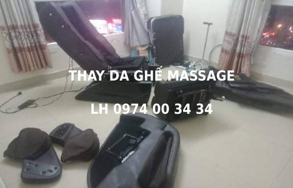 Chê giá bọc lại ghế massage đắt bỏ không thay mua ghế mới