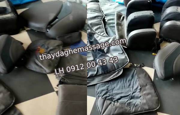 Ghế massage giá rẻ khi thay da mới khách chán bỏ luôn ghế