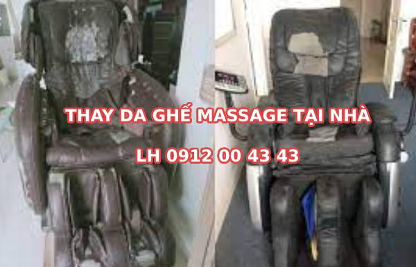 Thay da ghế massage tại nhà ở khu đô thị Times City