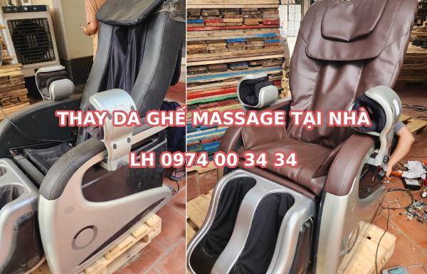Tiếc tiền thay da ghế massage bỏ tiền mua ghế giá rẻ vì sao