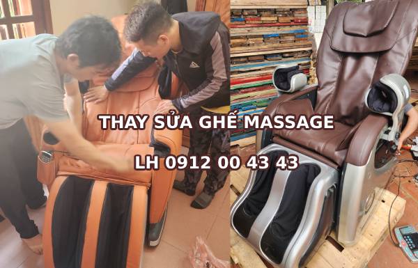 Xin hỏi ở đâu thay bọc da ghế massage giá 2 triệu tới 3 triệu