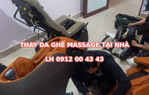 Giá thay da ghế massage quá đắt nhiều người tính bỏ luôn