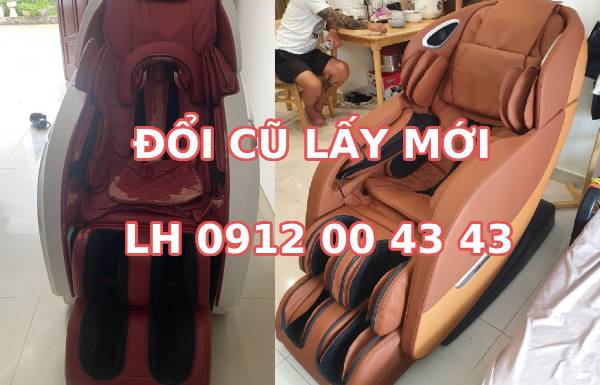 Cẩn thận với bài đổi các ghế massage cũ lấy ghế mới giá rẻ