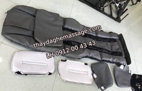 Thay da ghế massage quảng cáo da nhập khẩu tràn lan 