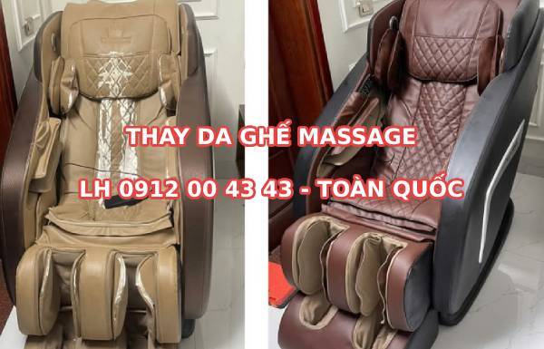 Thay da ghế massage đừng tin bảo hành trọn đời và vĩnh viễn
