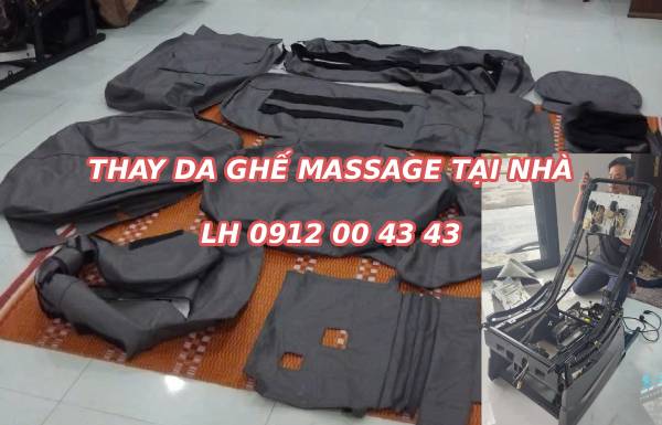 Thay một bộ da ghế massage mới giá gần bằng mua ghế mới