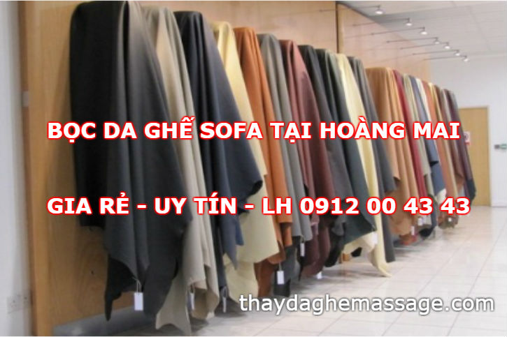 Bọc da ghế sofa tại Hoàng Mai