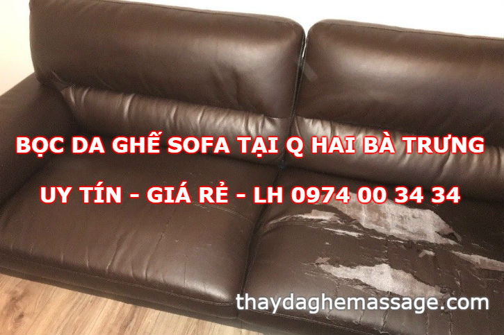 Bọc da ghế sofa tại Hai Bà Trưng