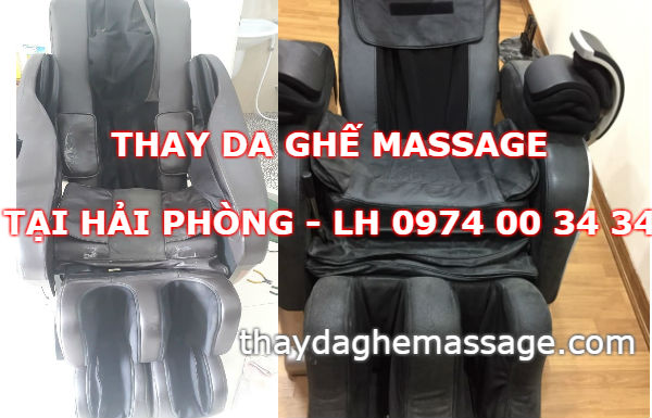 Thay da ghế massage tại Hải Phòng